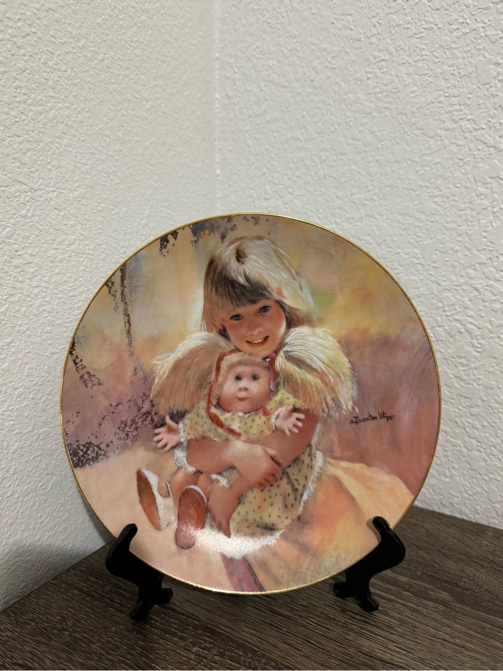 Vintage The Hamilton Collection Porcelain Plate “Friends Forever”